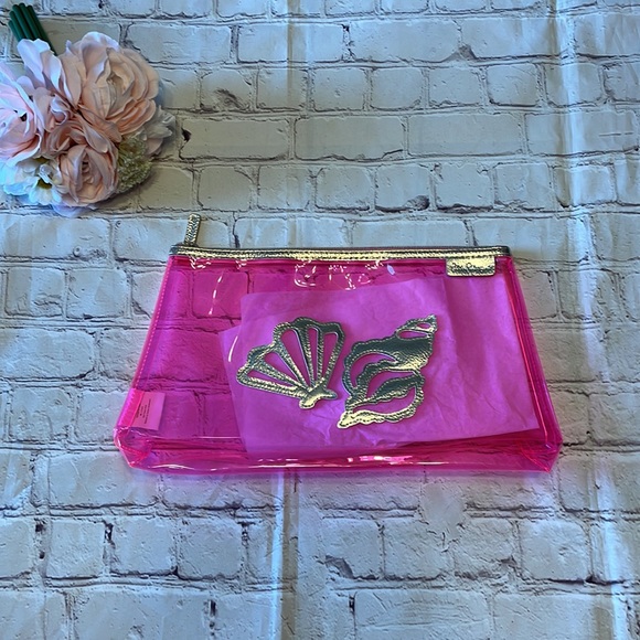 NWT Lilly Pulitzer Pink Pouch - Picture 1 of 6